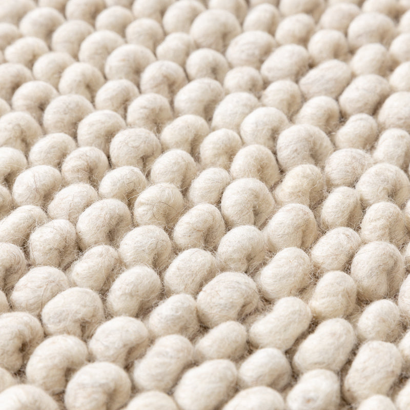 Wool Rug - Luminous Cream/White
