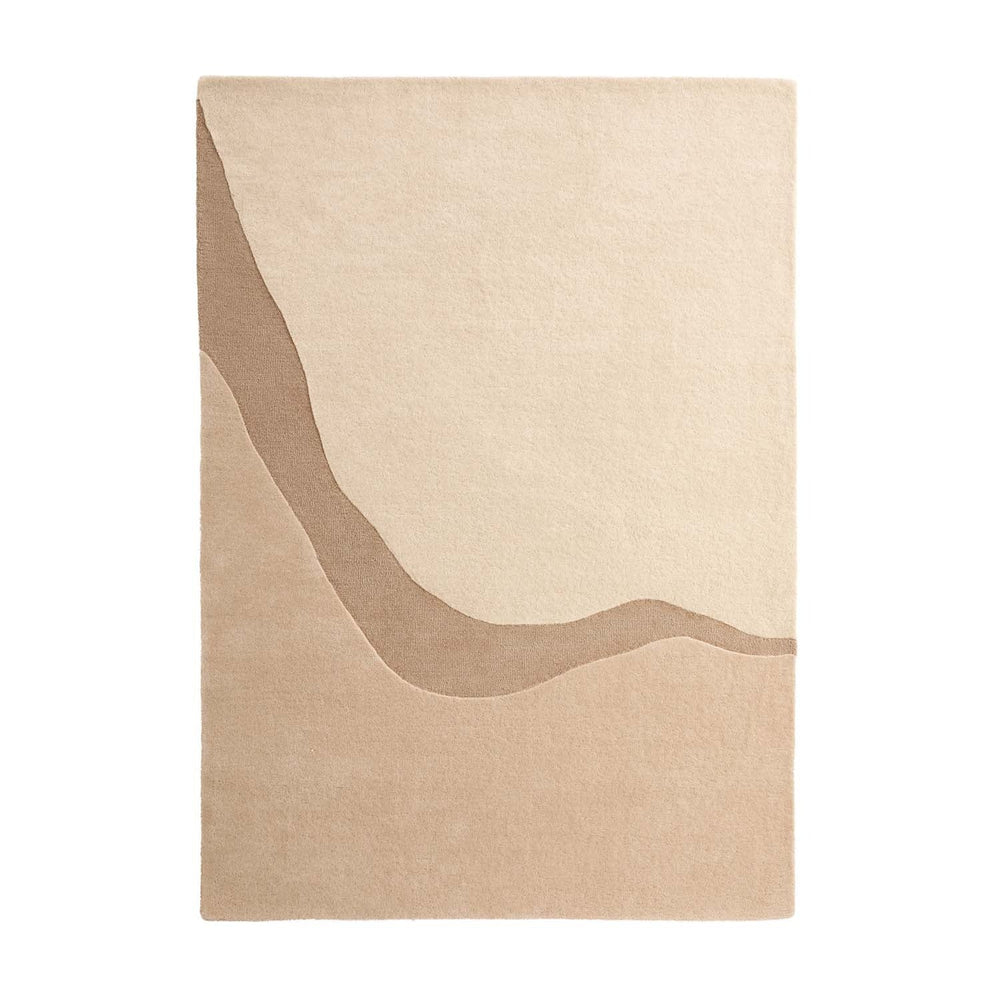 Wool floor rug - Organix Beige/Cream 210