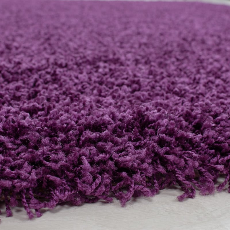 High-pile Floor Rug - Sade Purple