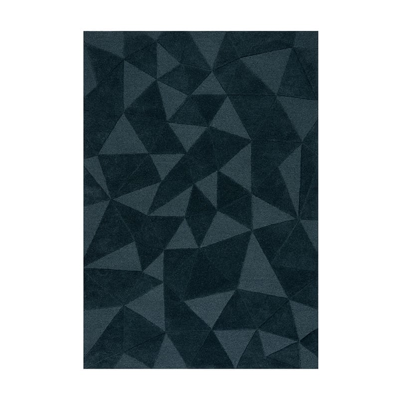 Modern floor rug - Mozo Shard Petrol