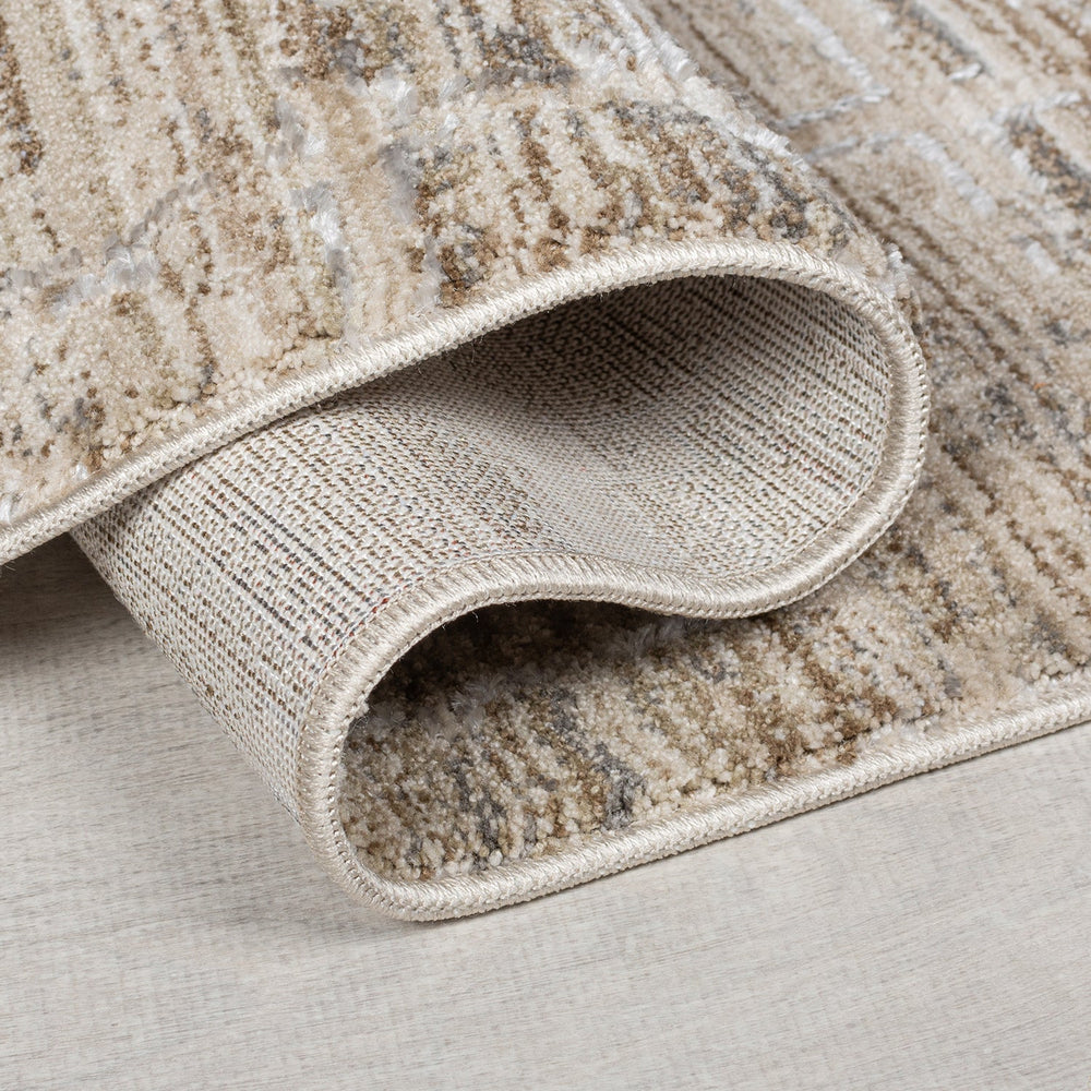 Abstract floor rug - Martino Taupe