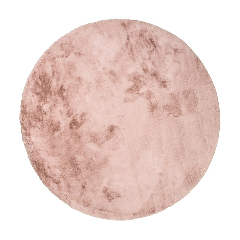 Round High Pile Rug - Comfy Supreme Pink