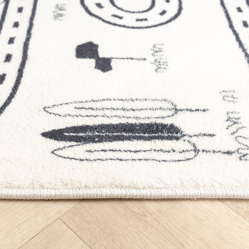 Kids Car Rug - Dex Lane Black