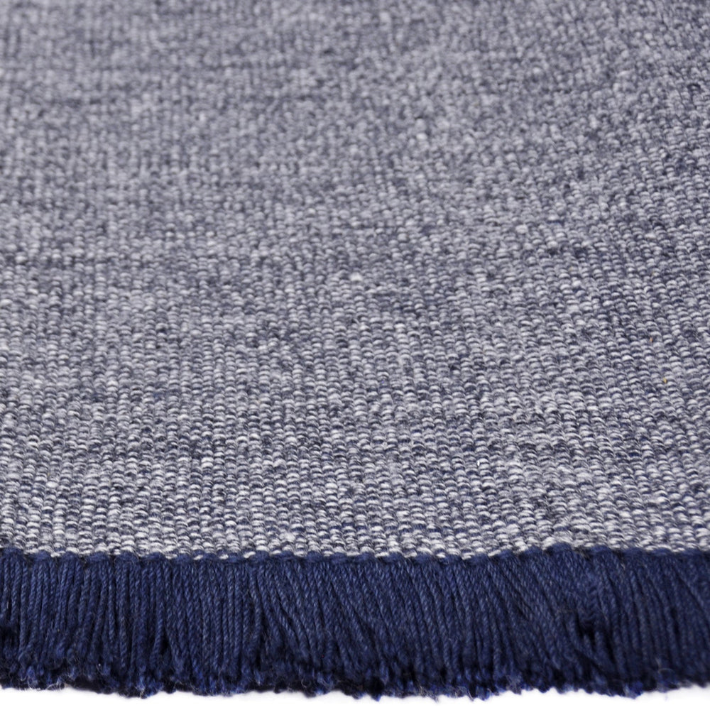 Wool floor rug - Quentin Blue