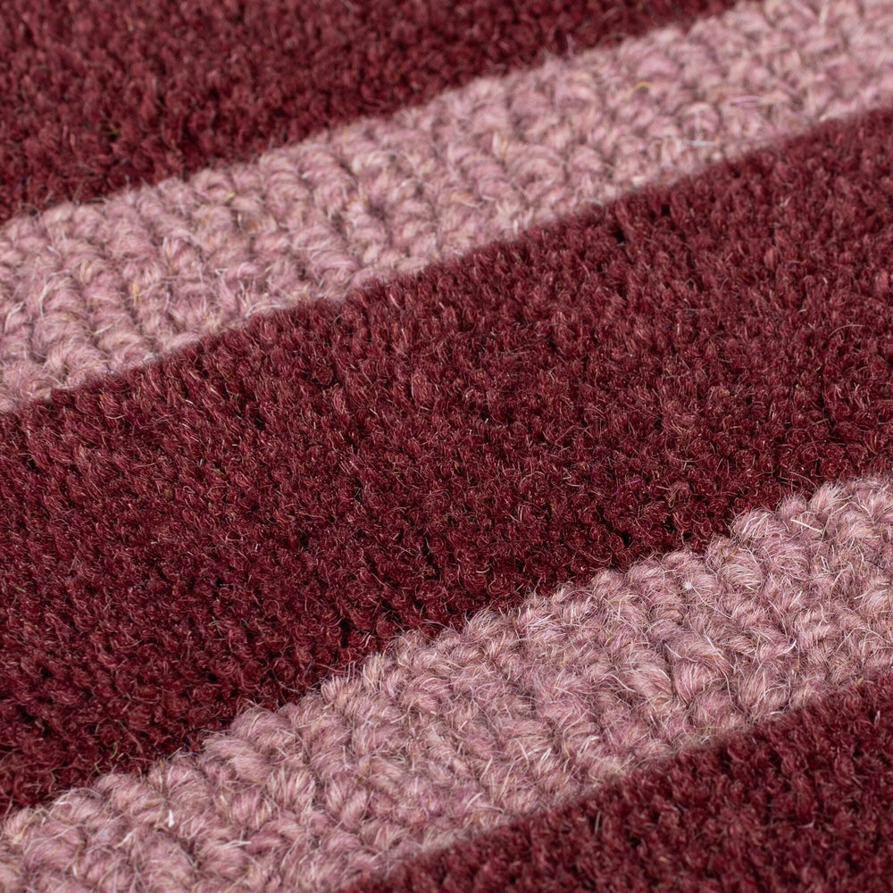 Graphic floor rug - Silco Ombre Red