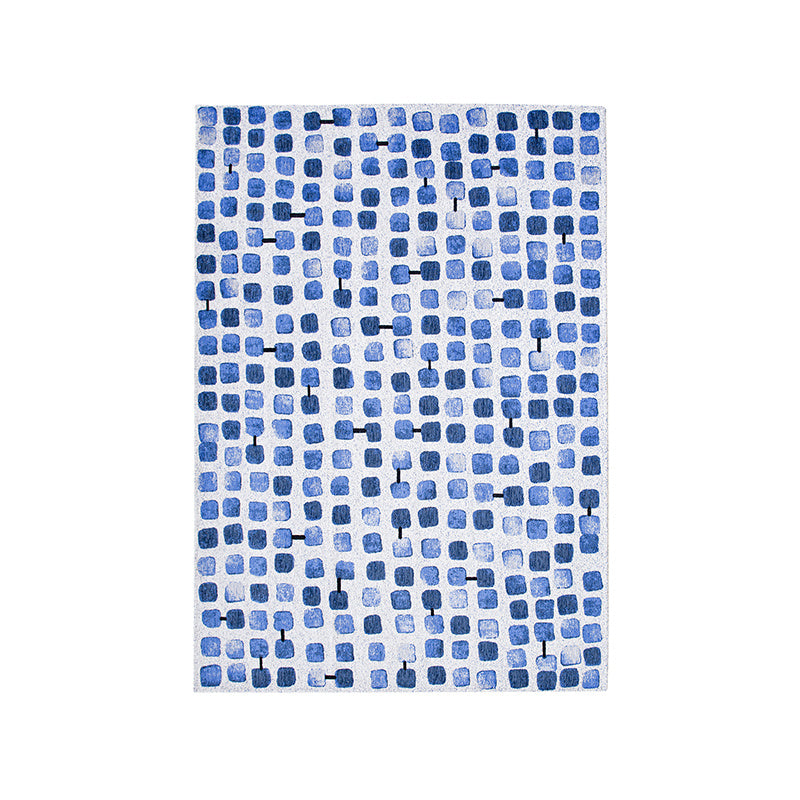Abstract floor rug - Cobblestone Amparo Blues 9348