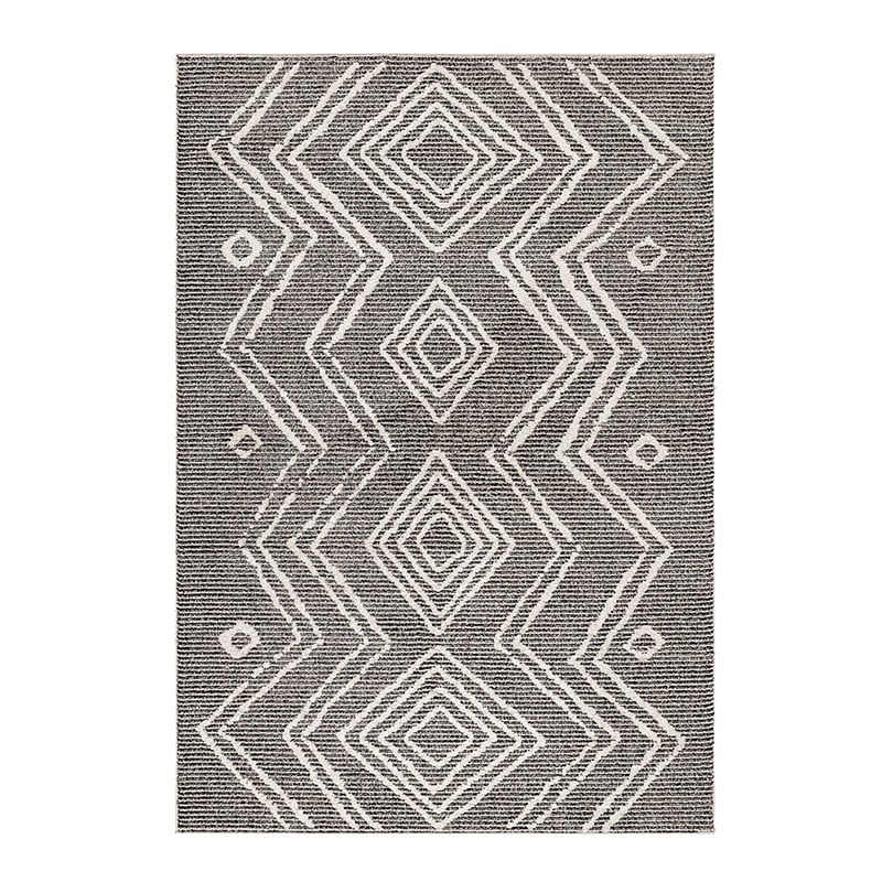 Berber floor rug - Thama Raviel Black