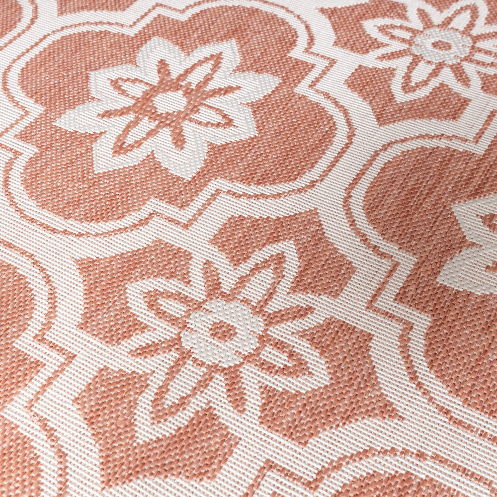 Round Outdoor Rug – Rio Flower Pink