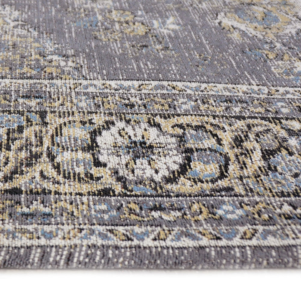 Cotton floor rug - Aurelie Grey