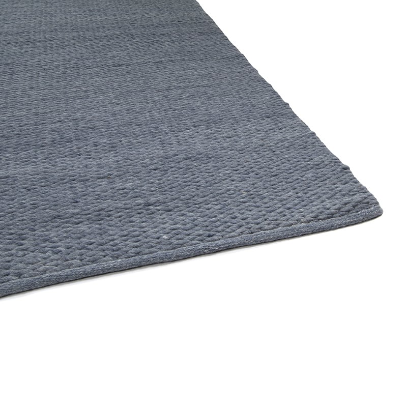 Wool Floor Rug - Genua Blue 227