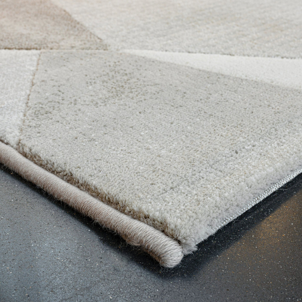 Abstract Floor Rug - Axil Taupe 6575