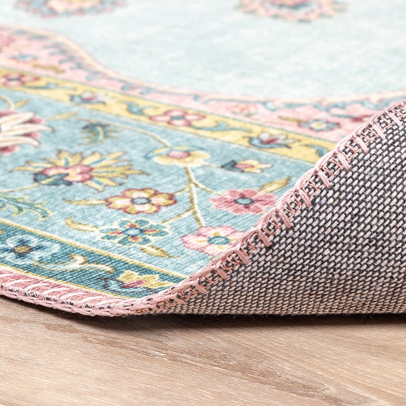 Vintage Rug - Lily Medallion Light Blue