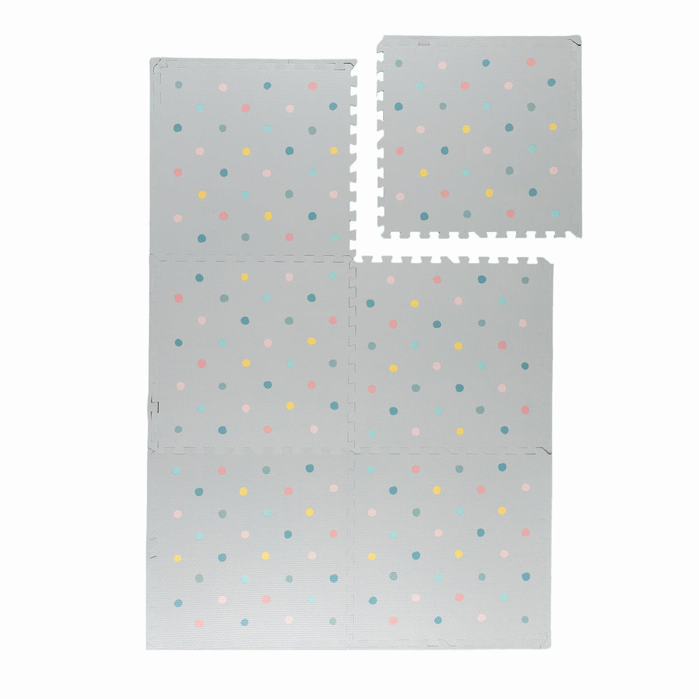 Foam Puzzle Mat – Alfie Dots Light Grey