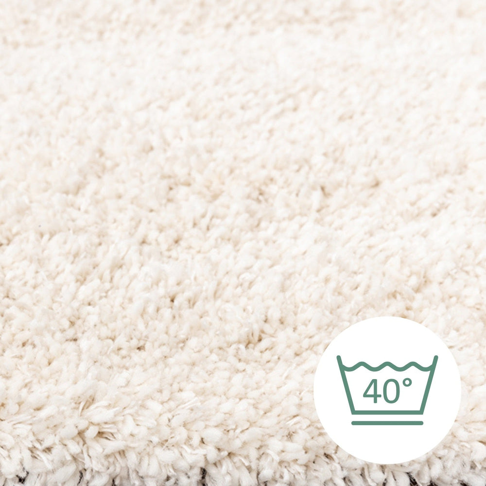 Washable High-Pile Rug - Tidy White
