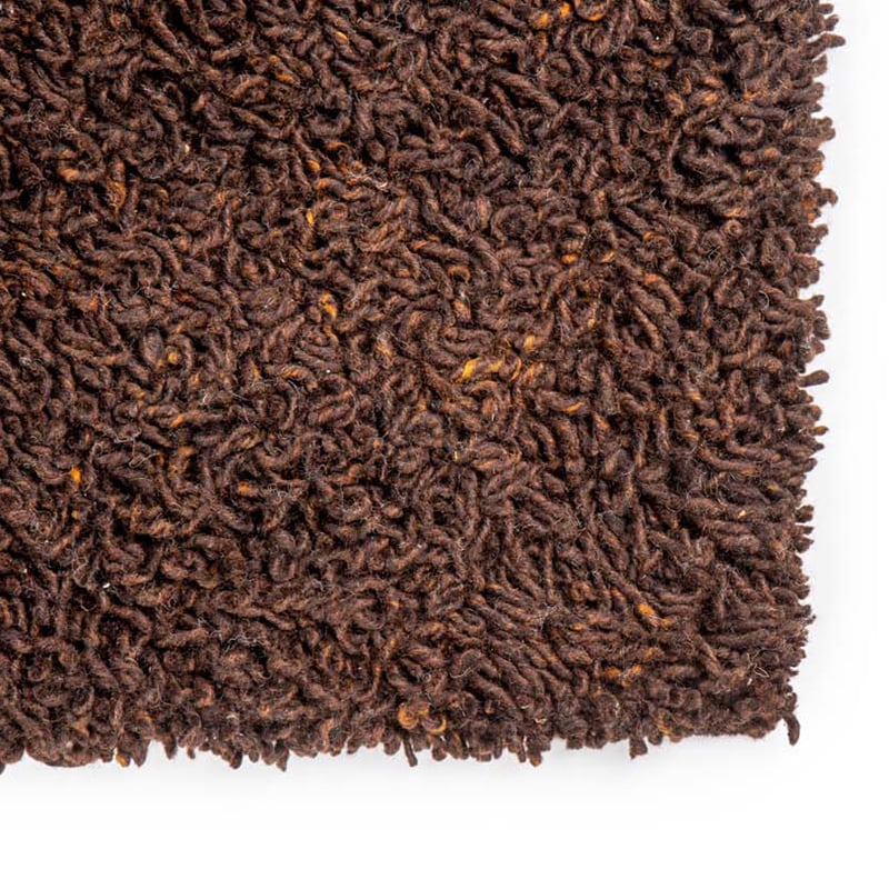 Wool rug - Berbero Lungo Brown 522