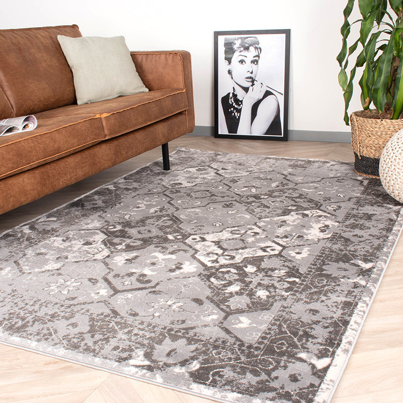 Vintage Rug - Deep Tile Taupe