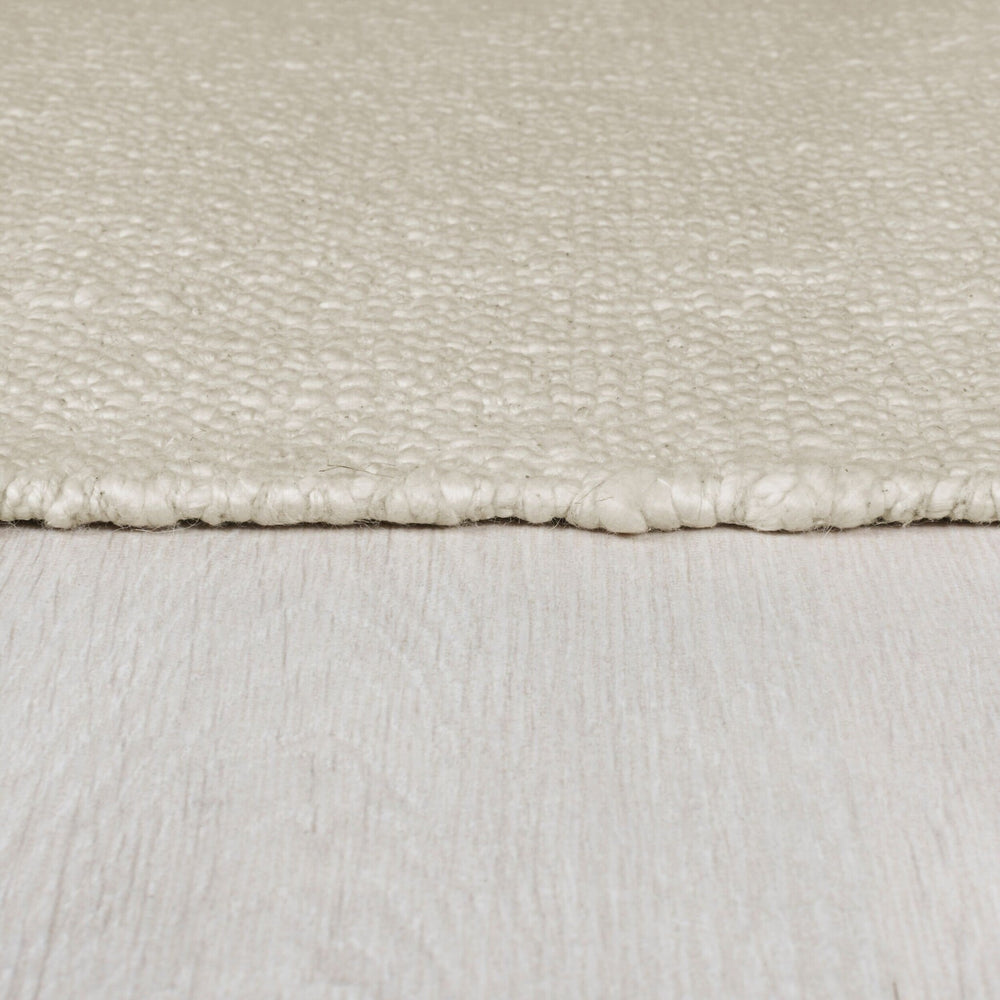 Hand-made Children's Floor Rug - Anuro Rainbow Cream