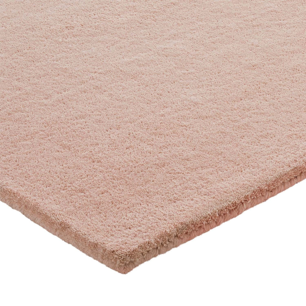 Wool floor rug - Organix Pink/Beige 620