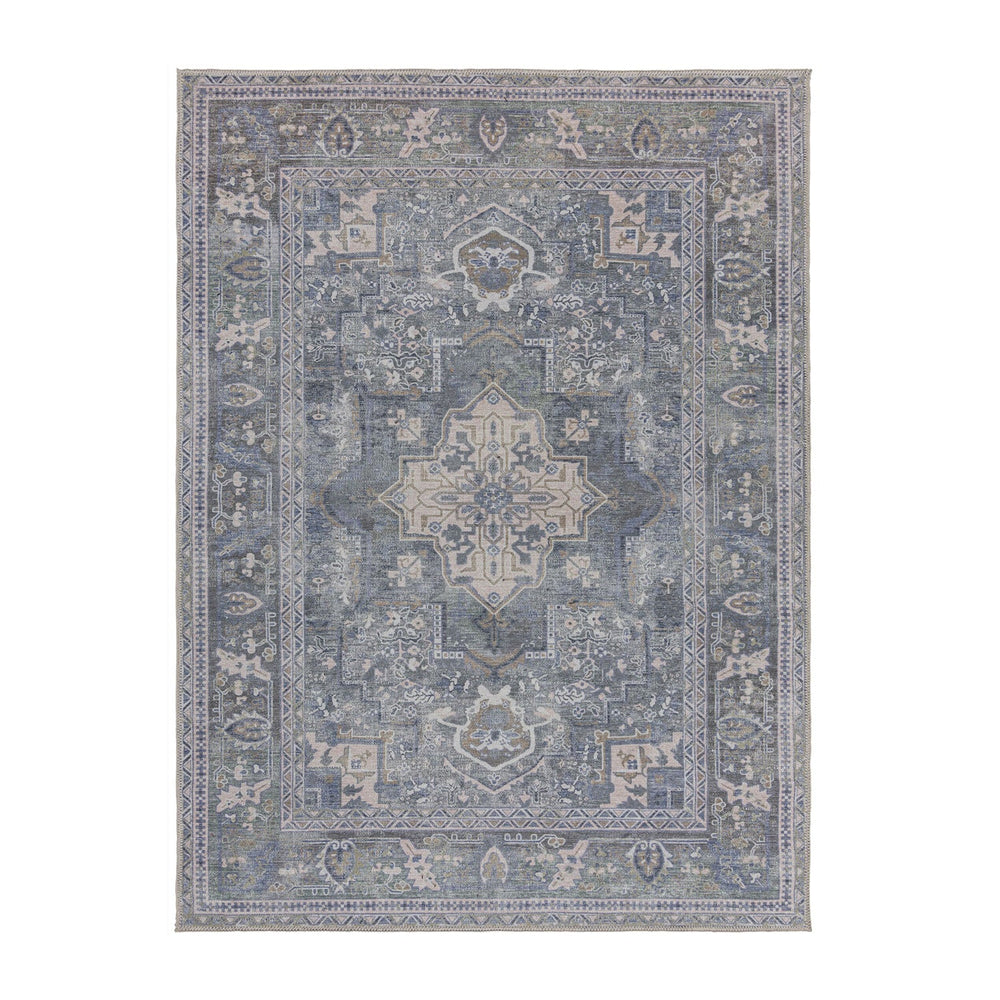 Washable Floor Rug - Reido Traditional Green