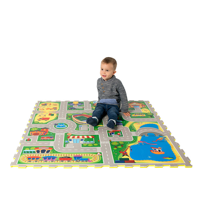 Foam Puzzle Mat - Max City Multicolor