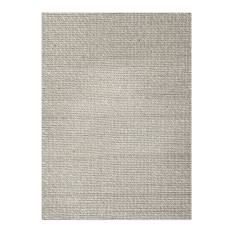 Wool floor rug - Louise Silver