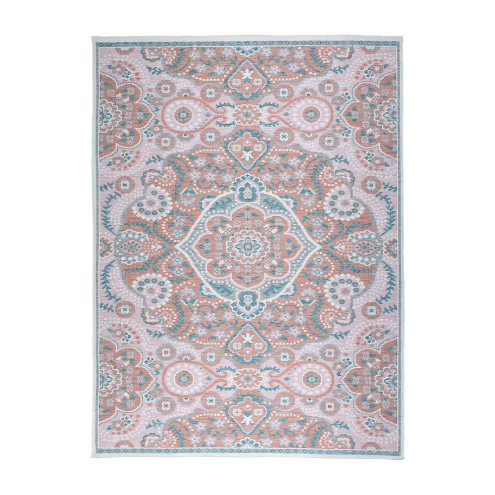 Bohemian Outdoor Rug - Vedra Medallion Pink