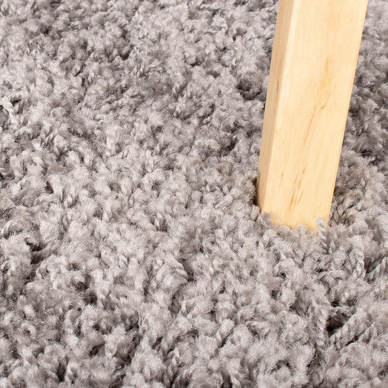 High Pile Runner - Solid Light Grey
