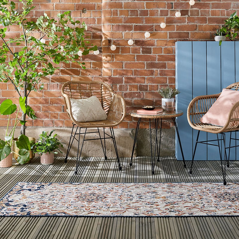 Balcony rug - Plazo Mabel Blue