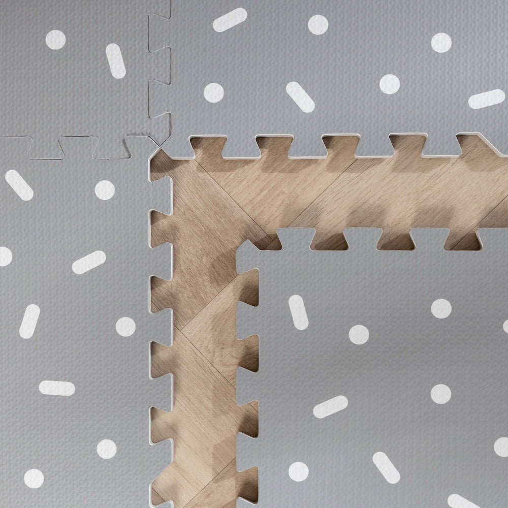 Foam Puzzle Mat - Alfie XL Sprinkles Grey