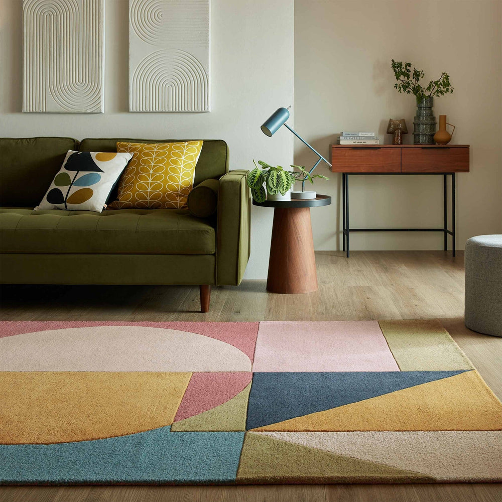 Colourful floor rug - Esro Multicolor