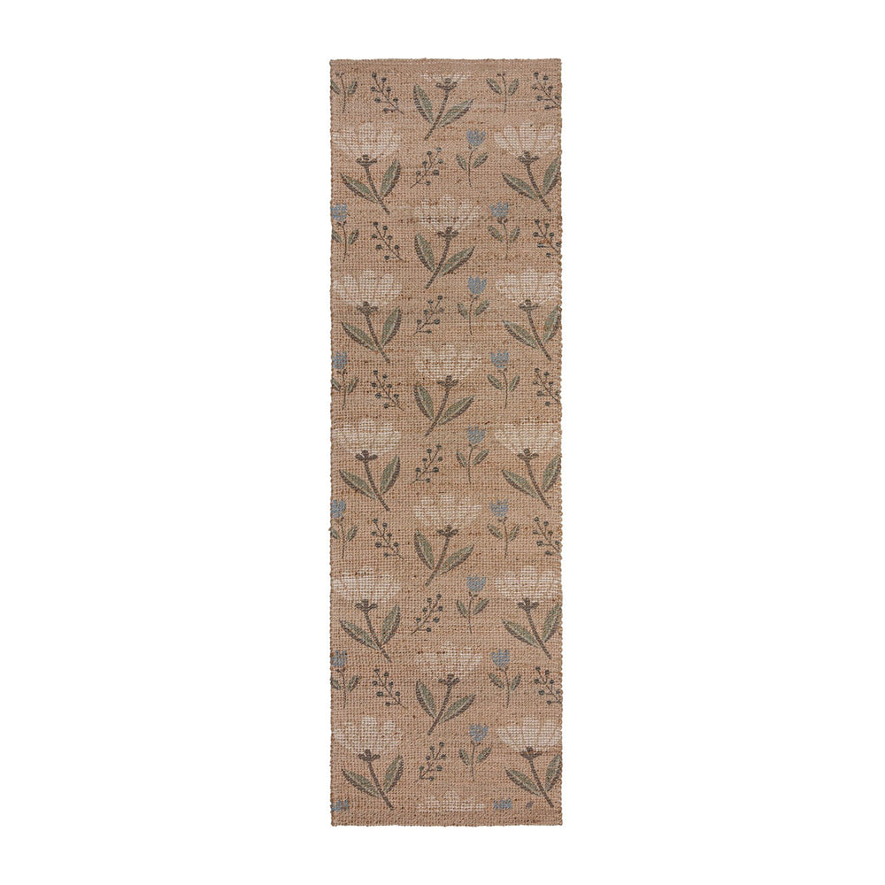 Jute runner - Amilio Floral Natural