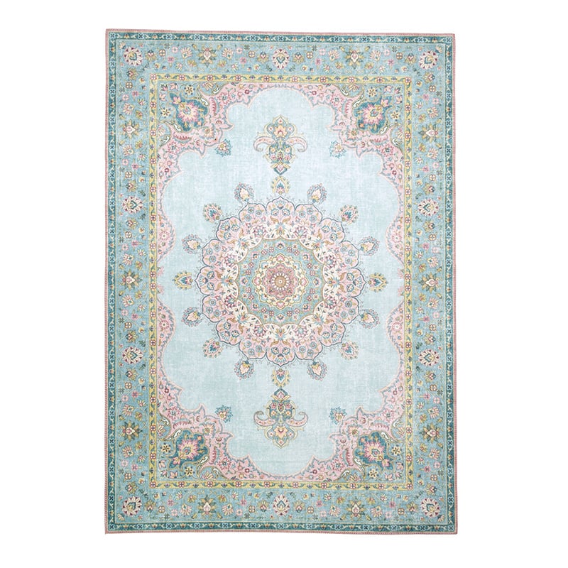 Vintage Rug - Lily Medallion Light Blue