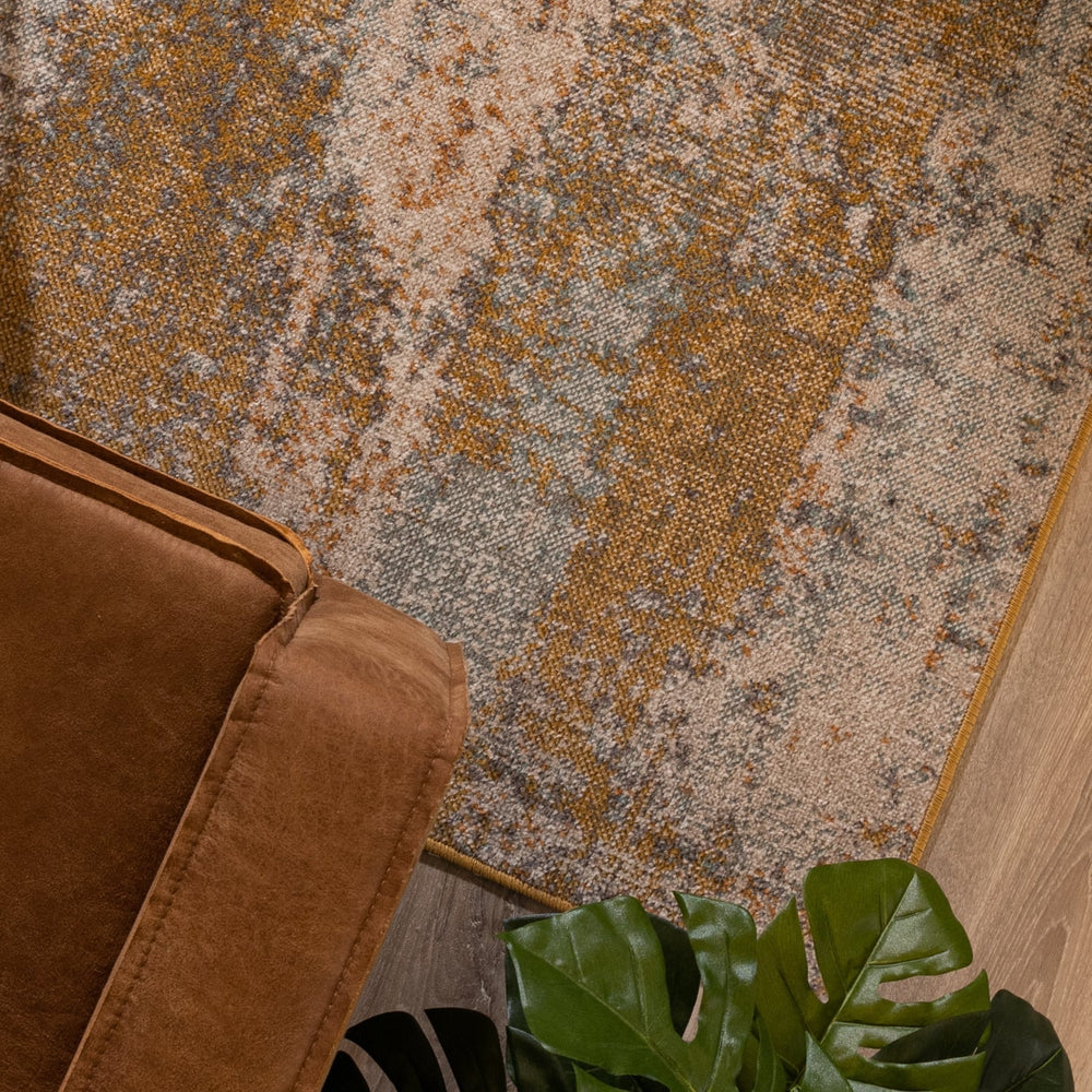 Modern Rug - Bush Ochre Yellow/Terra