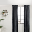 Velvet curtains - Dark grey - Hooks