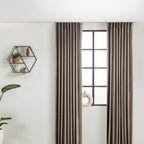 Velvet curtains - Light Taupe - Hooks