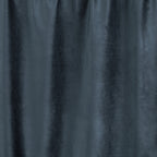 Velvet curtains - Dark grey - Hooks