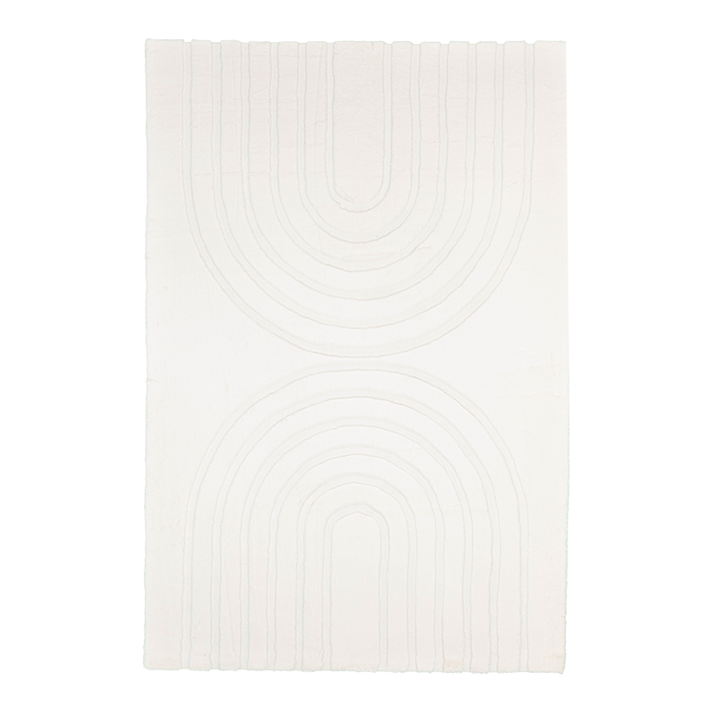 Soft High Pile Rug - Carvy Arches Cream