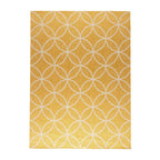 Geometric Outdoor Rug – Faro Ripple Yellow