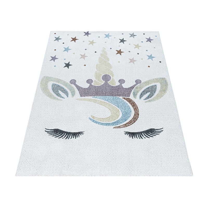 Children's floor rug Unicorn - Lucy White
