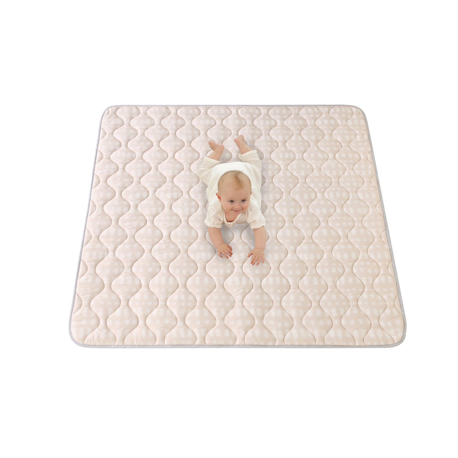 Square baby play mat - Noa Beige
