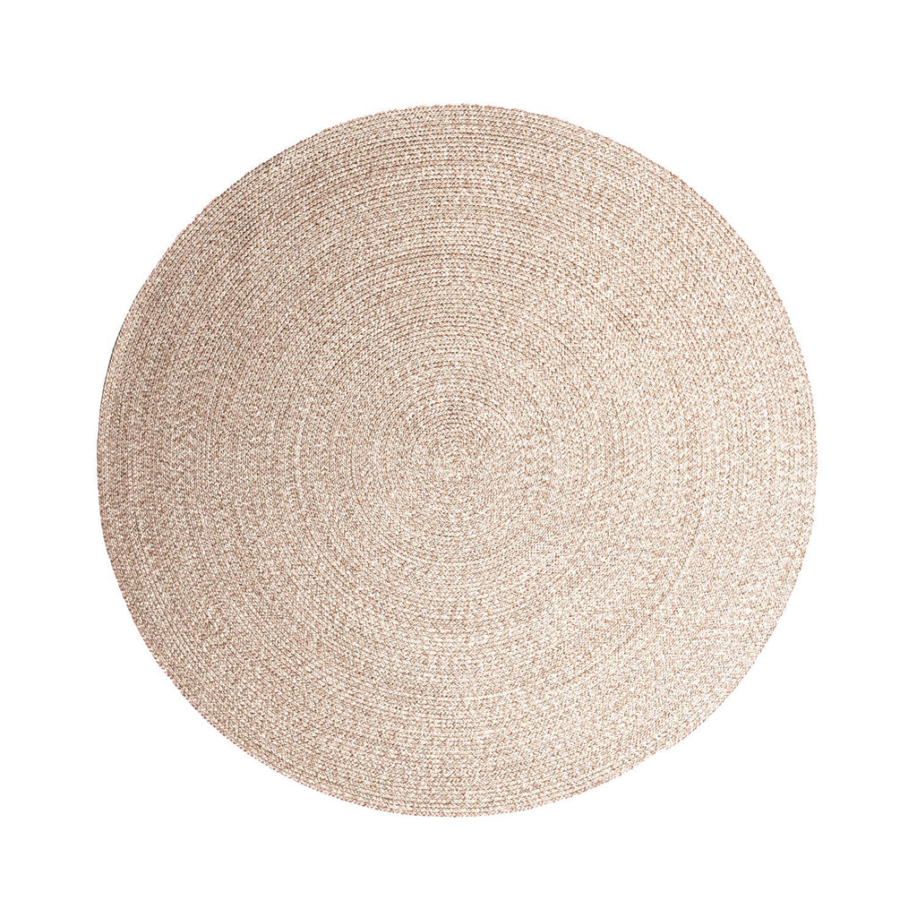 Round Jute Outdoor Rug - Bali Cream