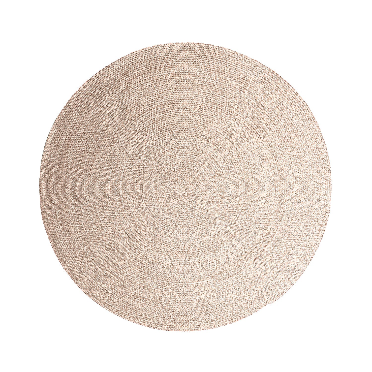 Round Jute Outdoor Rug - Bali Cream