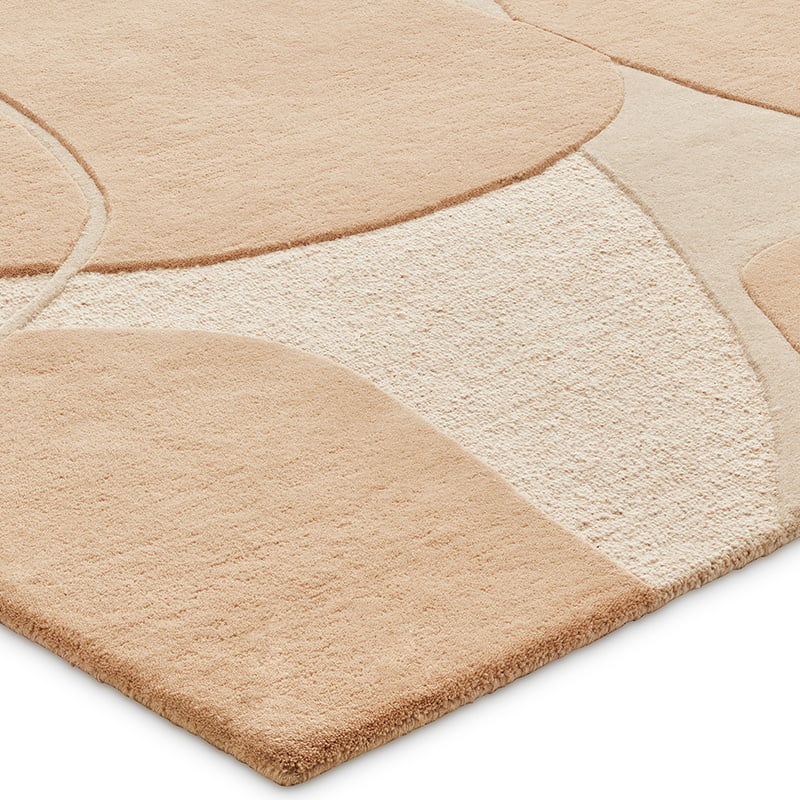 Modern wool rug - Bolsena Pink