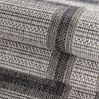 Jute Outdoor Rug - Aruba Double-Edge Creme