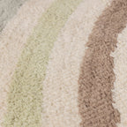 Oval washable children's rug - Milo Green