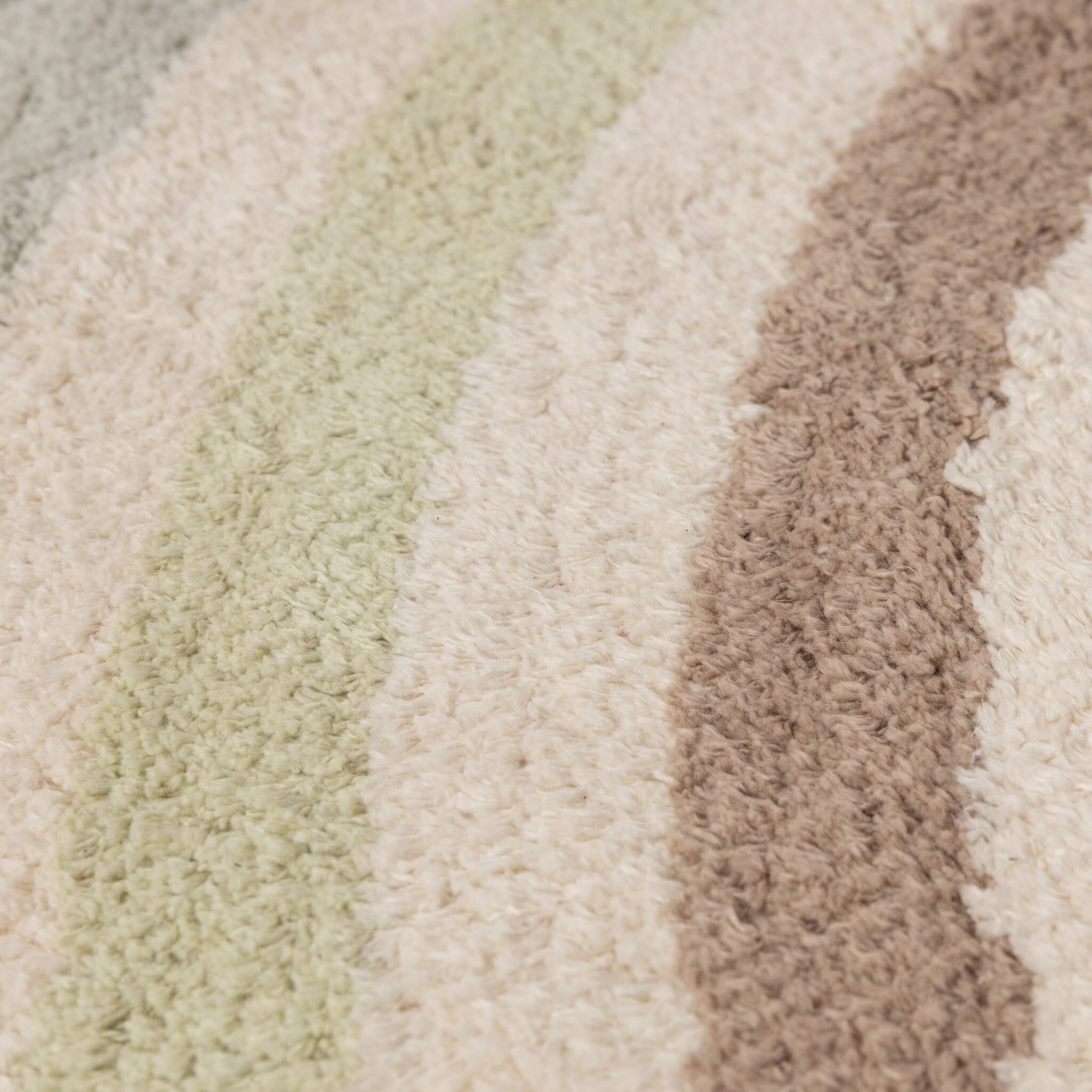 Oval washable children's rug - Milo Green
