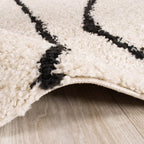 High Pile Rug - Grand Wire Cream/Black