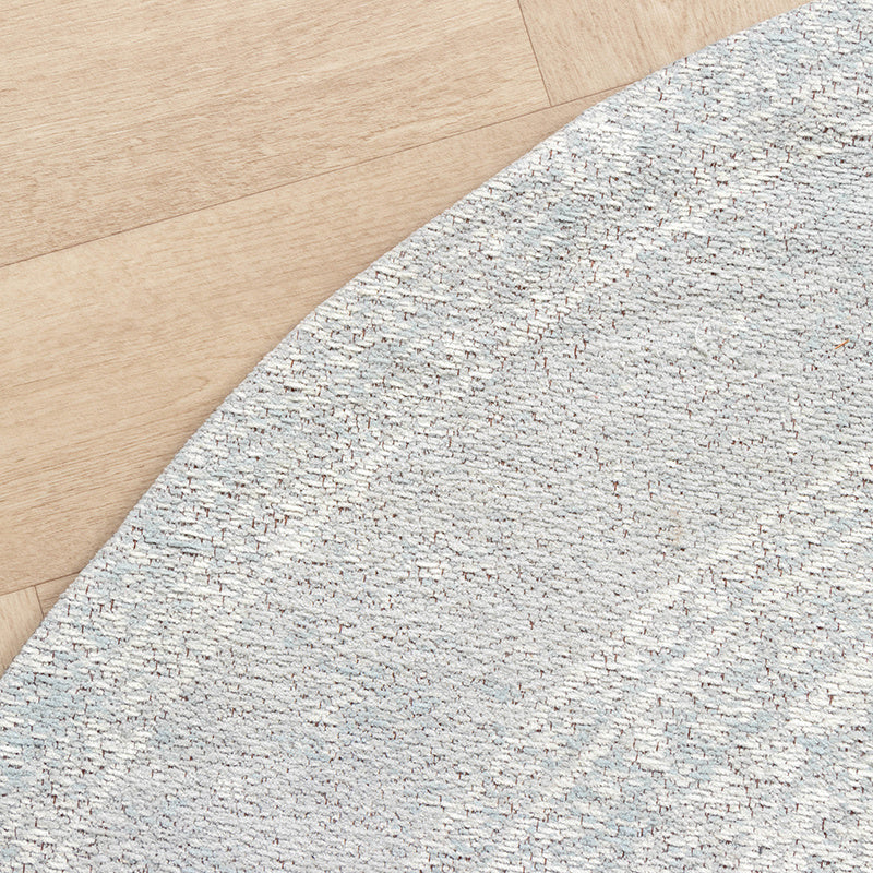 Round Vintage Rug - Admire Light Grey