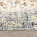 Vintage Outdoor Rug - Santo Mandala Blue/Grey