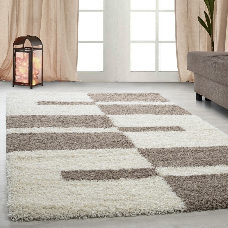 High-pile floor rug - Gala Beige